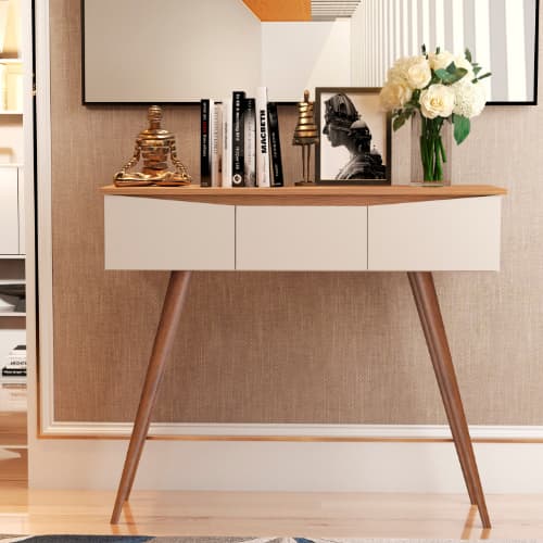 Aparador Para Sala Organizador Retrô Paris com 3 Gavetas - JM3 Móveis