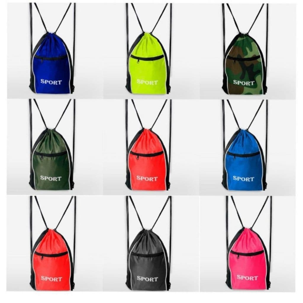 Kit Mochila Saco Sporte Academia Passeio Unissex Várias Cores