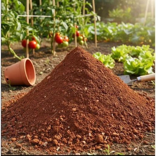 Terra vermelha saco 3k Horta Plantas flores