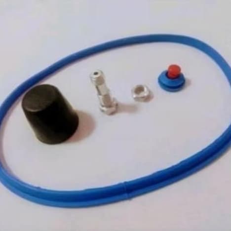 KIT UNIVERSAL PARA PANELA DE PRESSAO 4,5L, 1 BORRACHA ,1 PESO, 1 PINO CENTAL + VALVULA DE SEGURANCA SILICONE