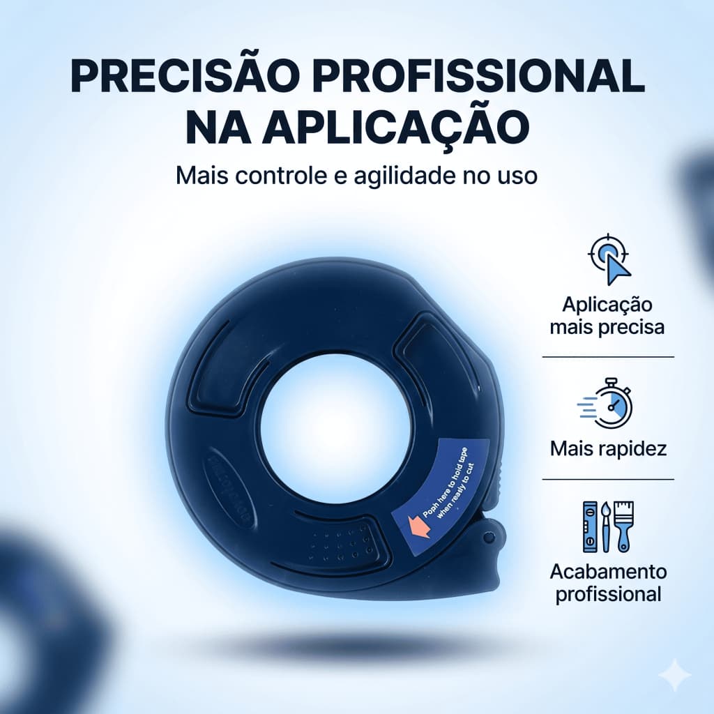 Suporte Aplicador de Fita Crepe | Pintura Precisa Profissional Prático
