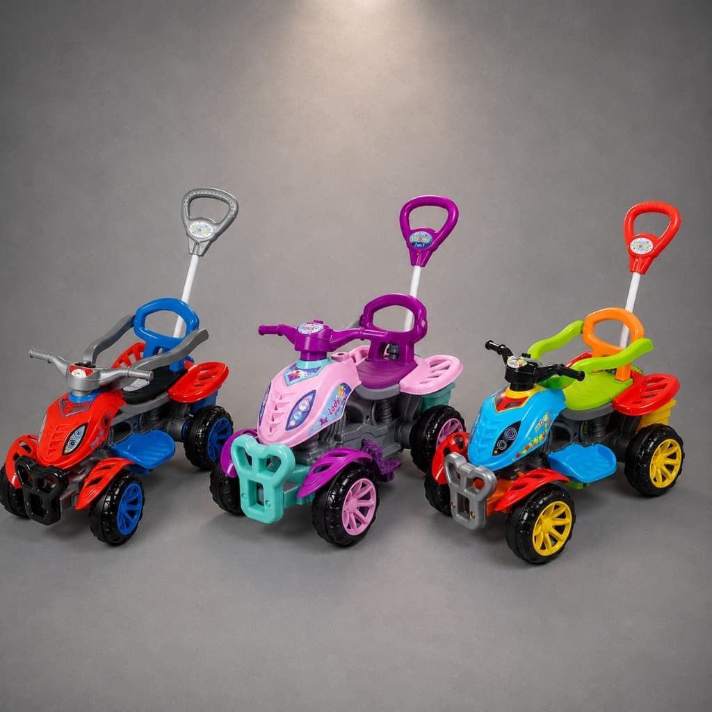 Carrinho de Passeio e Pedal Quadriciclo - Maral