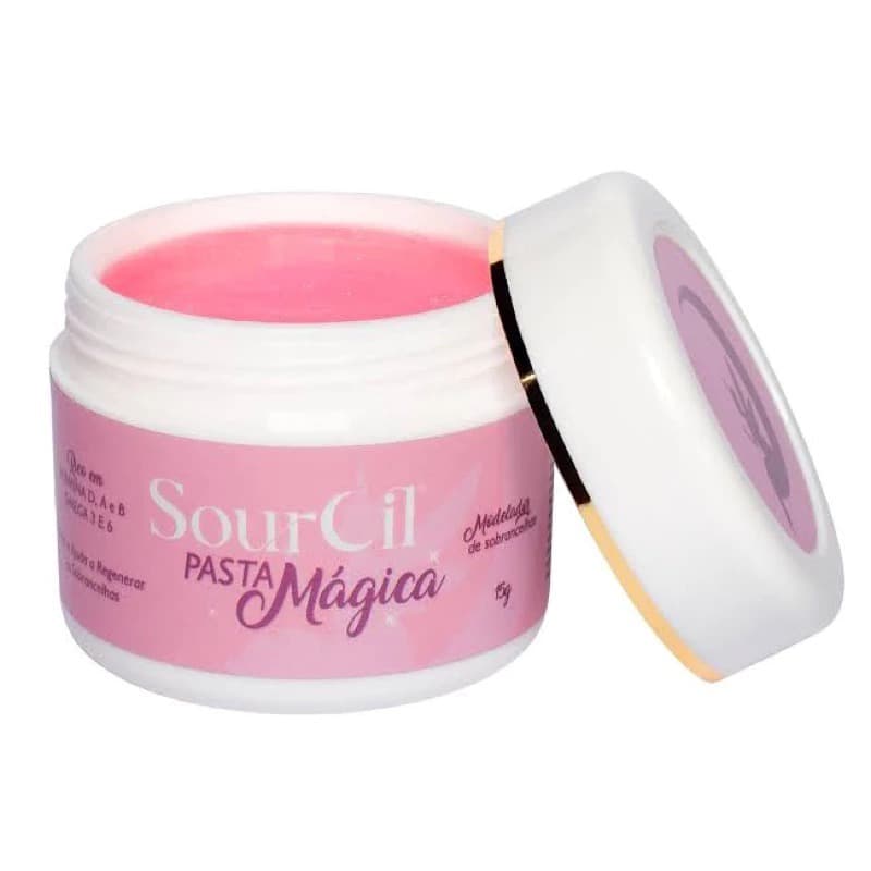 Gel Para Sobrancelhas Pasta Magica Brow Lamination Modelagem Nutrição Sourcil Vitaminas e Omega 15g