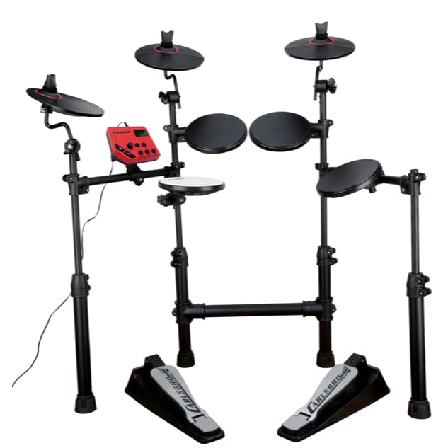 Bateria Eletrônica Carlsbro By Odery Csd100 Cor Preta com Modulo Vermelho