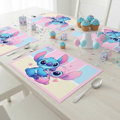 JOGO AMERICANO PERSONALIZADOPARA ANIVERSÁRIO - SOUSPLAT FESTA INFANTIL- PAPEL FOTOGRÁFICO SEM BORDAS - VÁRIOS TEMAS