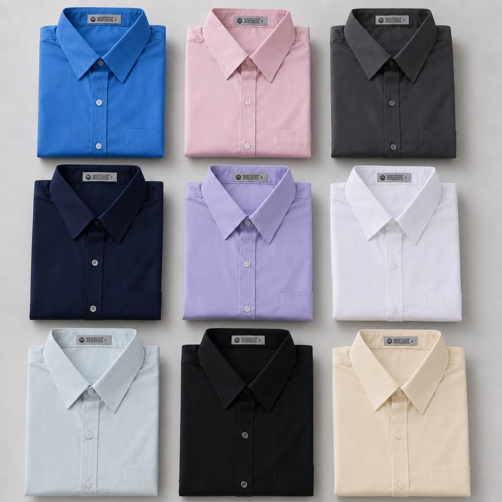 Kit 3 Camisas Sociais Microfibra Fit Atacado Não Amassa Manga Curta Variadas