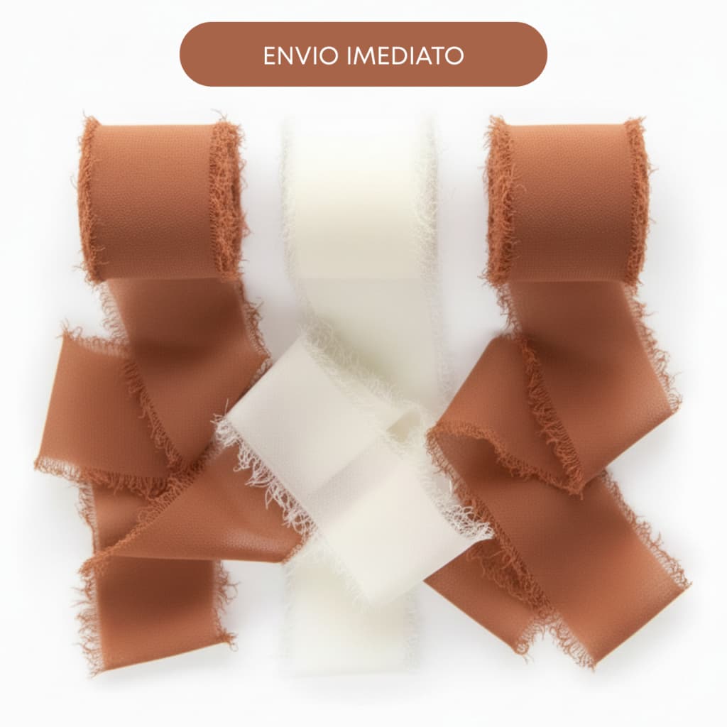 10 Metros Fita Chiffon Rústica Artesanal Linha Premium Para Convite E Lembrança Para Caixa De Padrinhos Casamento
