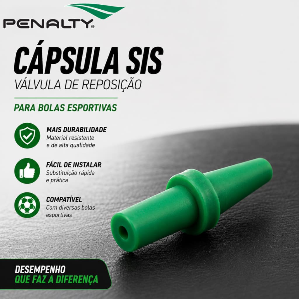 Miolo de Silicone Válvula Para Bola Longo Penalty Capsula SIS