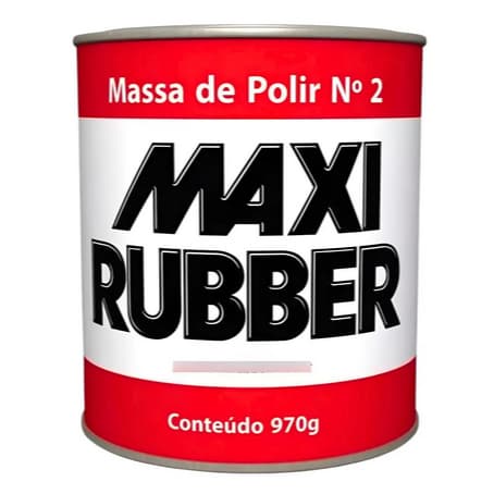 Massa de Polir Nº2 Maxi Rubber - 1kg
