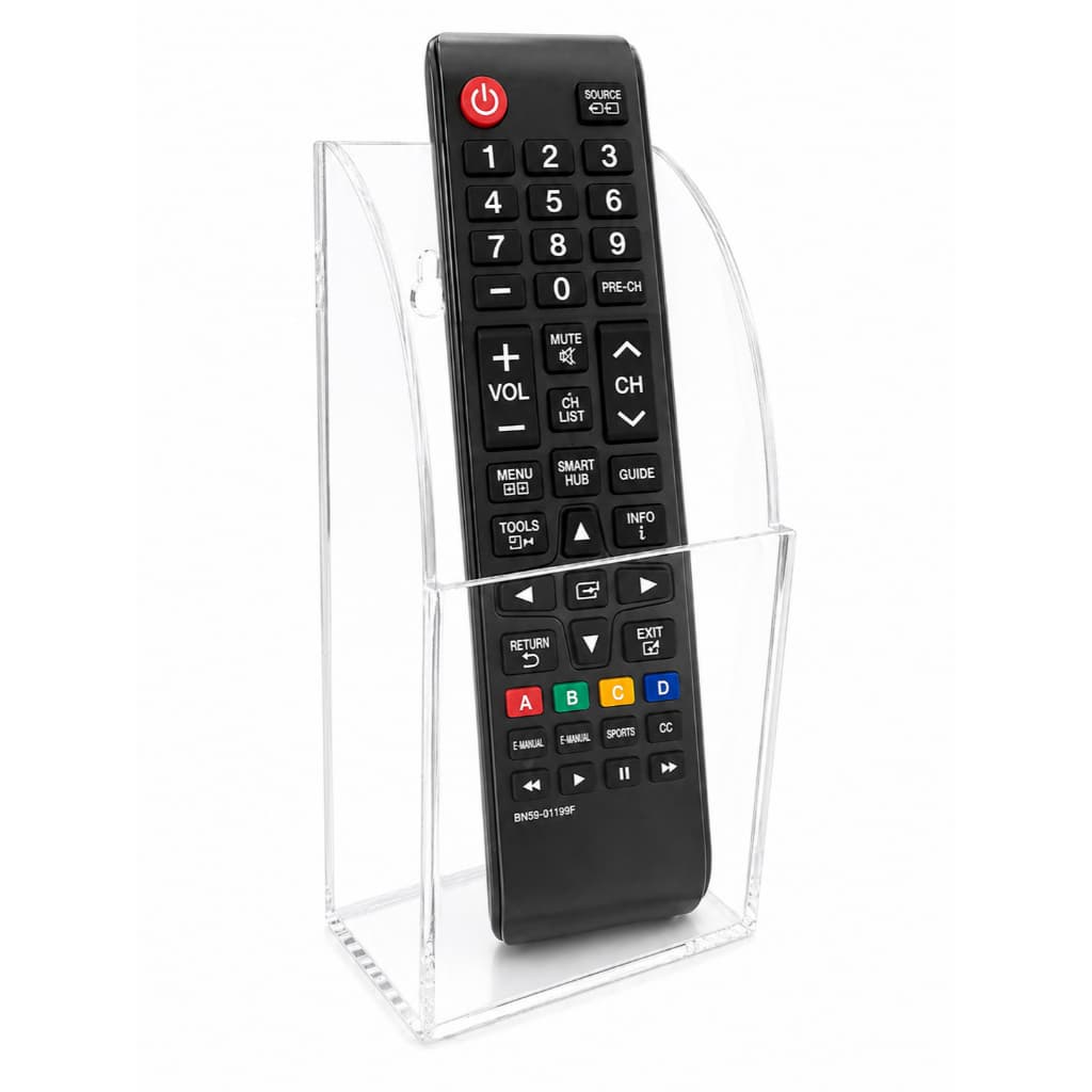 Suporte Porta Controle Remoto de Tv e Ar Condicionado De Acrílico 1 Controle