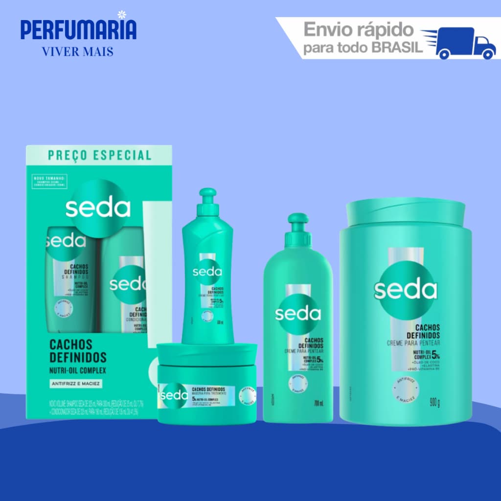 Kit Seda Cachos Definidos Com 4 Itens - Escolha O Seu!!