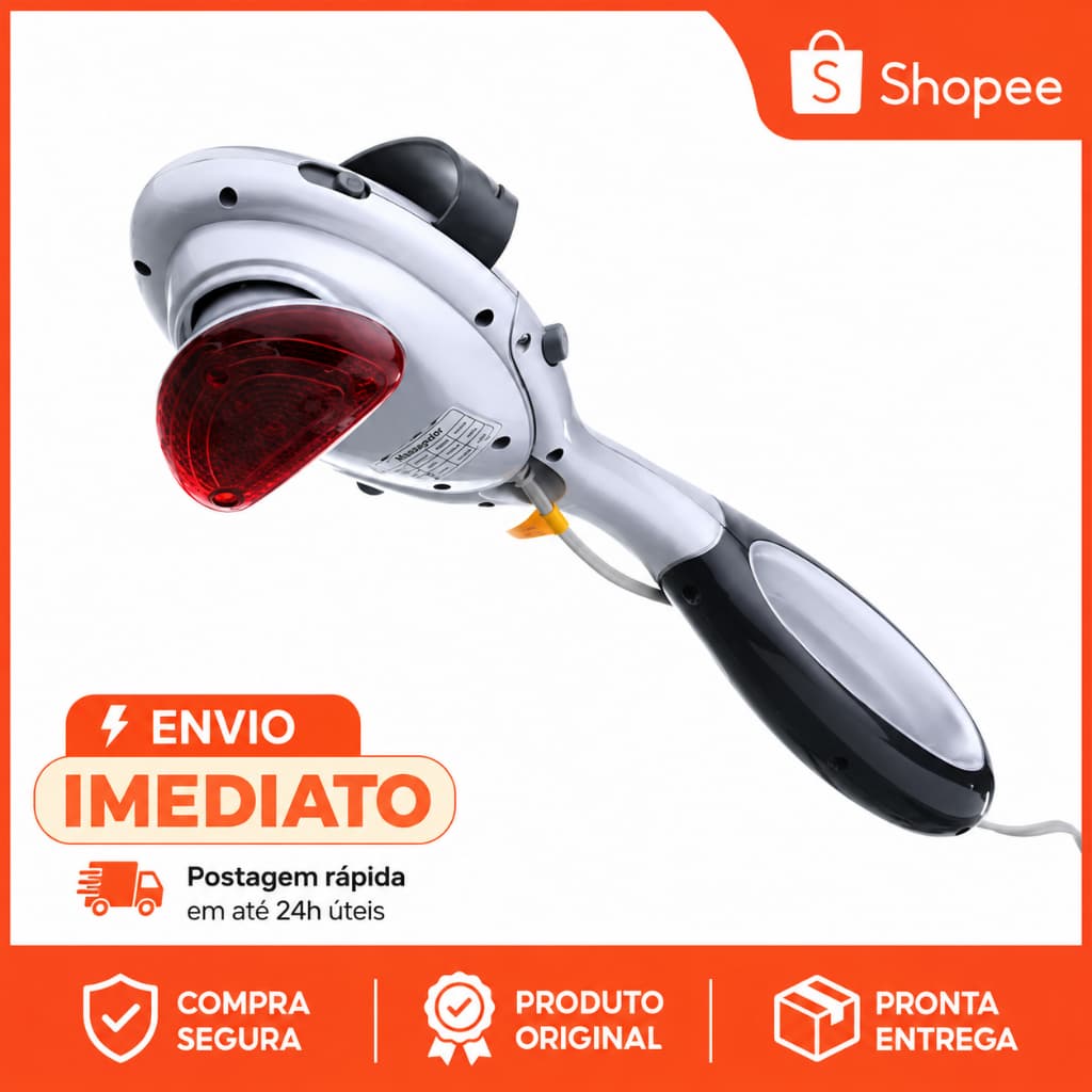 Massageador Elétrico Corporal Rainoah Green Relaxante Muscular Dores No Corpo Recuperação Musculos