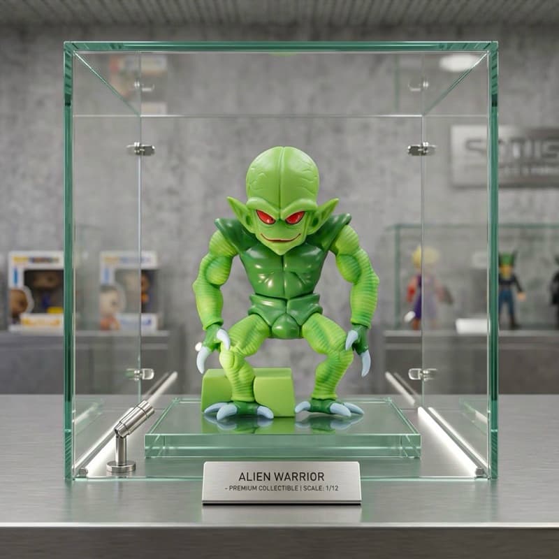 Action Figure Saibaman 13Cm Soldados Vegeta Dragon Ball Z Yancha Alienígenas