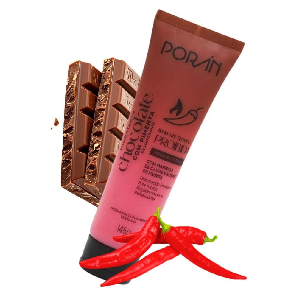 Hidratante Corporal Chocolate Com Pimenta 145g Porán