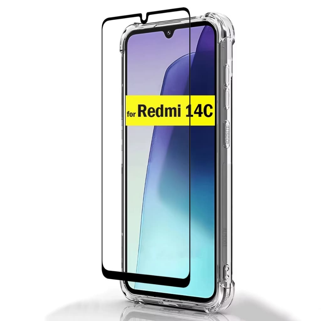Película de vidro 3D Para Xiaomi Redmi 14C