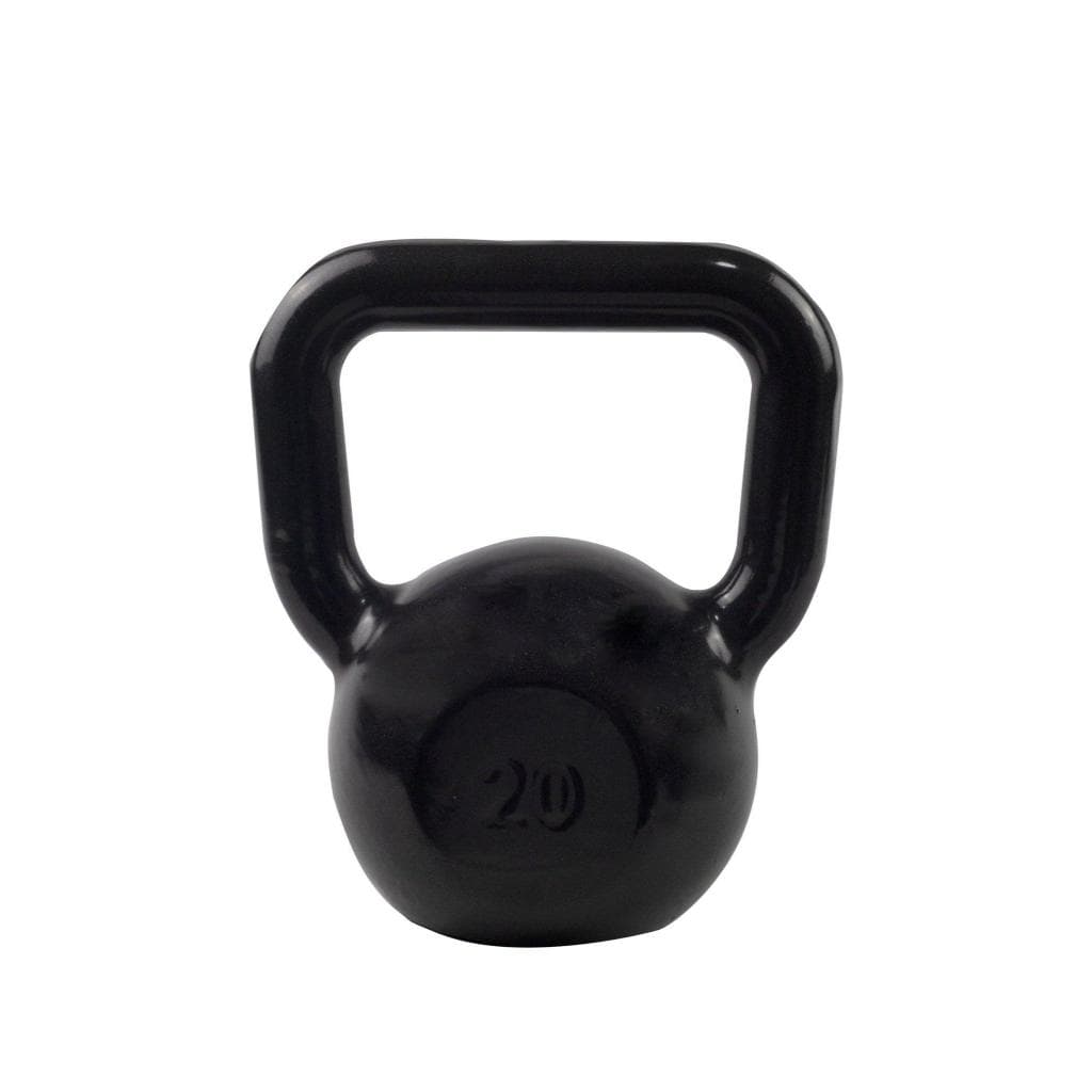 Kit Kettlebell Emborrachado 4kg A 32kg Profissional Academia Preto