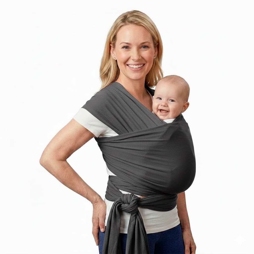 Baby Sling Mamãe Canguru Wrap Sling Carregador de Bebê Recém-Nascido Ajustável Ergonômico