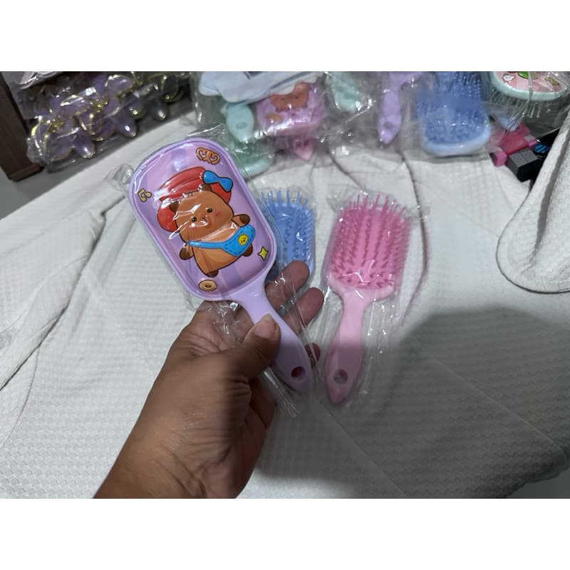 Escova Para Cabelo Infantil L escova magica cerdas macias Escovas coloridas