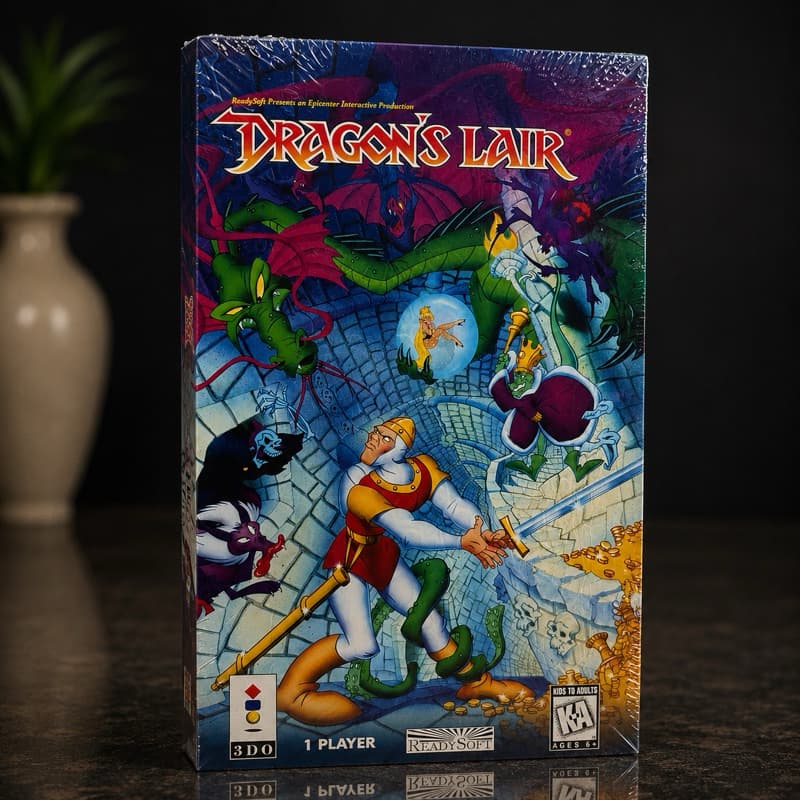 Dragon’s Lair – Panasonic 3DO | Última Cópia Disponível | Long Box Colecionador