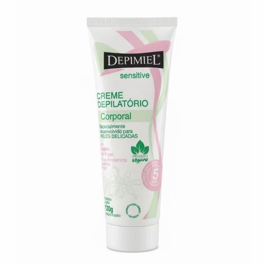 Creme Depilatório Corporal 120g - Depimiel Pele Sensivel Delicada e Protegida