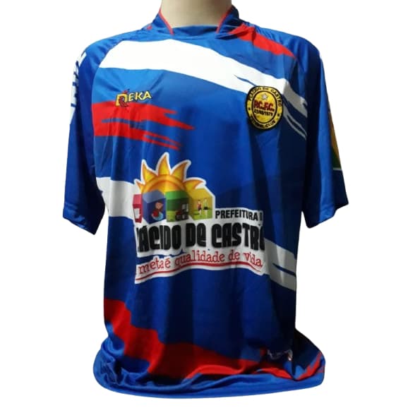 CAMISA DE TIME DO PLÁCIDO DE CASTRO FUTEBOL CLUB DO ACRE TAMANHO G MEDIDAS 77X57 DEKA