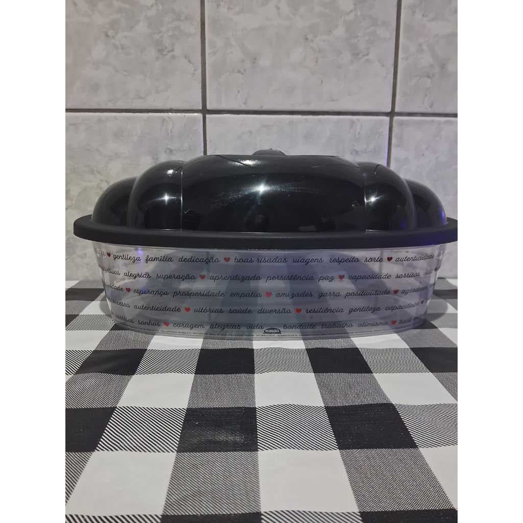 POTE PLASUTIL SERVE PÃO DECORA PLASUTIL MODELO B1 FRASES