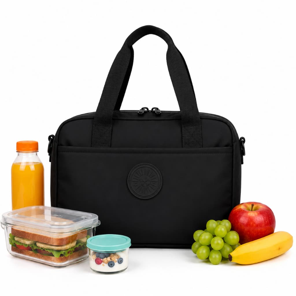 Bolsa Lancheira Térmica com Alça de mão Ideal Para Uso Fitness Escolar Trabalho viagens Piquenique