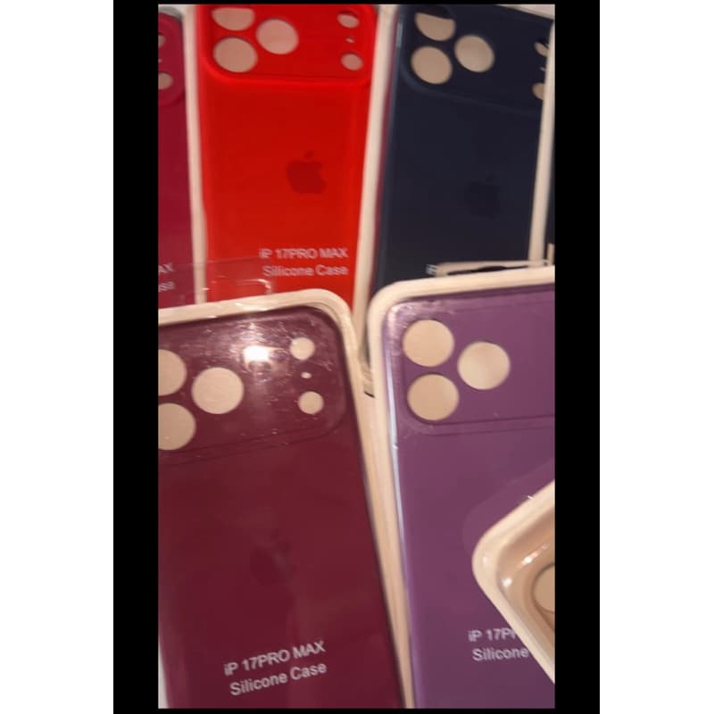 Capa para celular iPhone 17 pro Max silicone com proteção na câmera