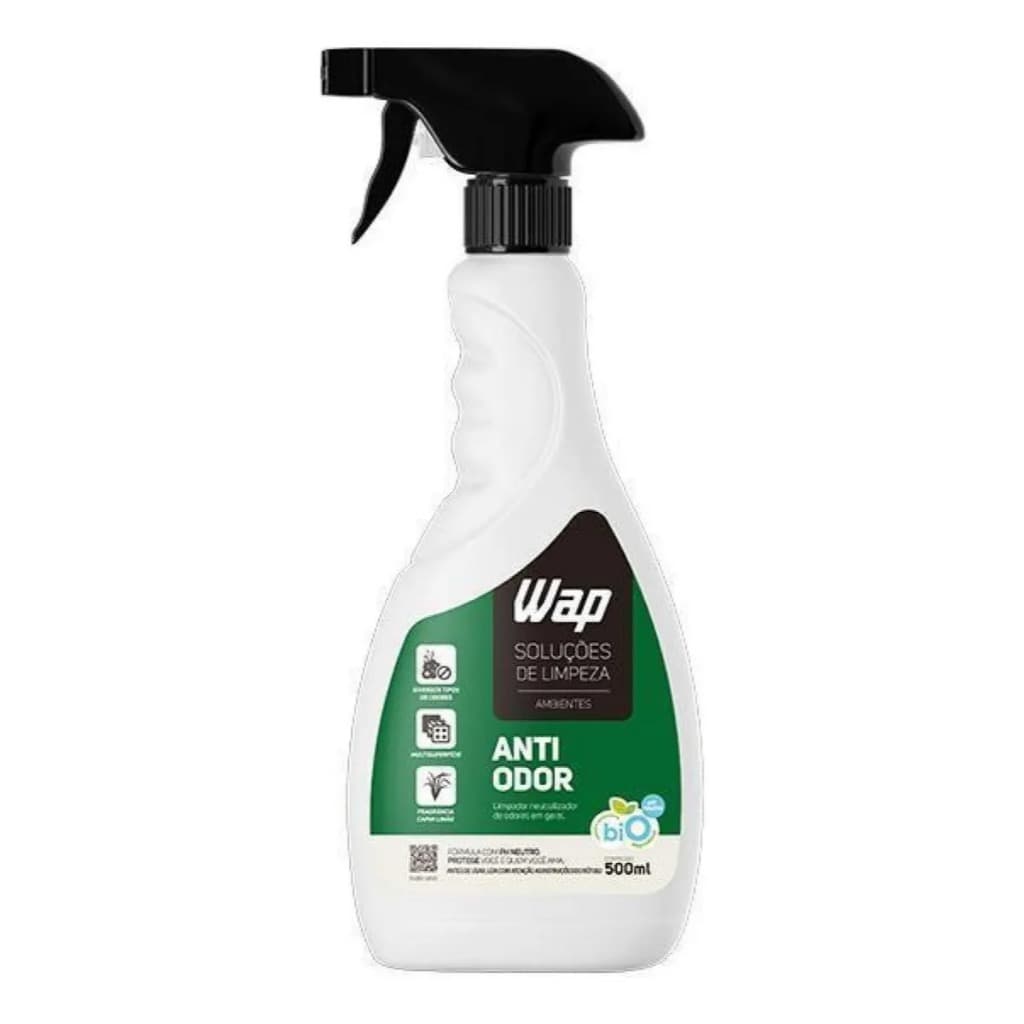 Anti Odor Higienizador Eliminador de Maus Cheiros 500ml WAP