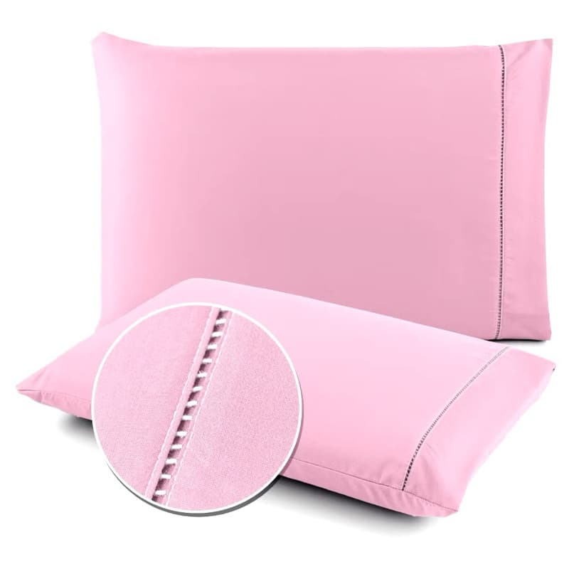 Kit Duas Fronhas Micropercal 400 Fios Toque Macio 70x50cm 1 Par de Fronhas CORES ALEATÓRIAS
