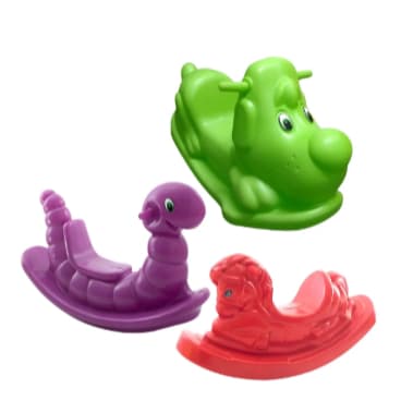 Gangorra Cavalo Nhoca Cachorro Brinquedo Colorido Infantil