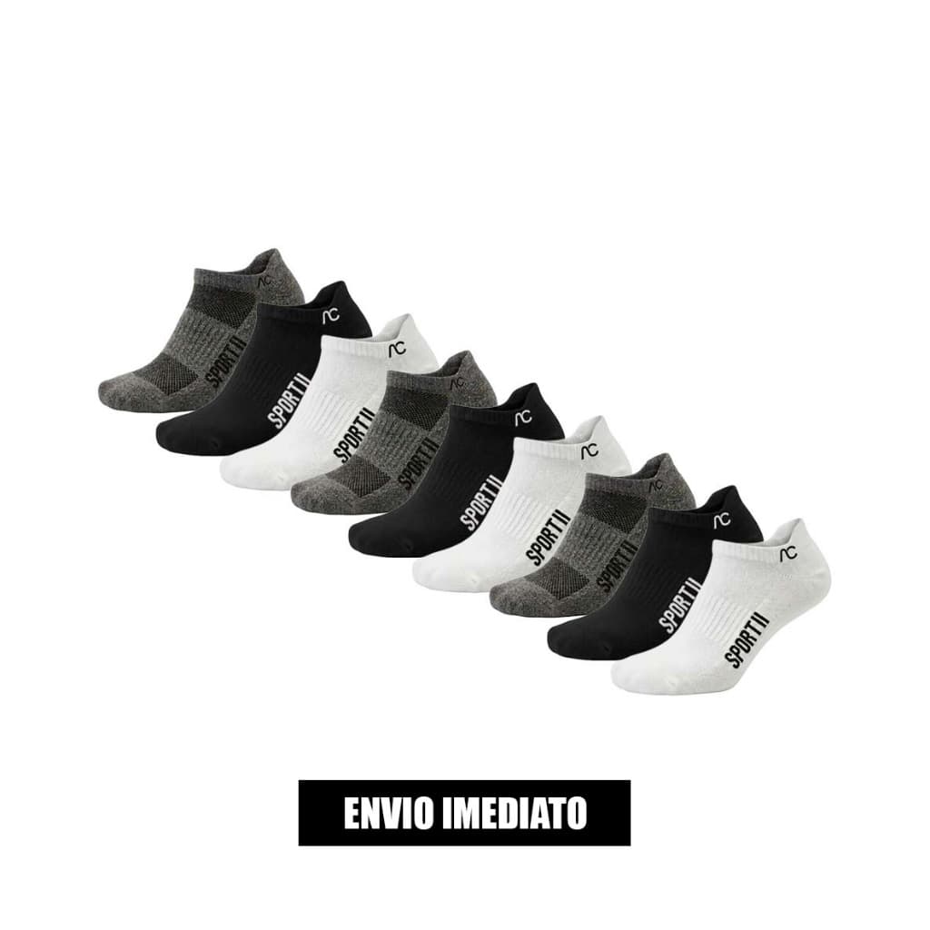 Kit 9 pares de meias AC Sport soquete