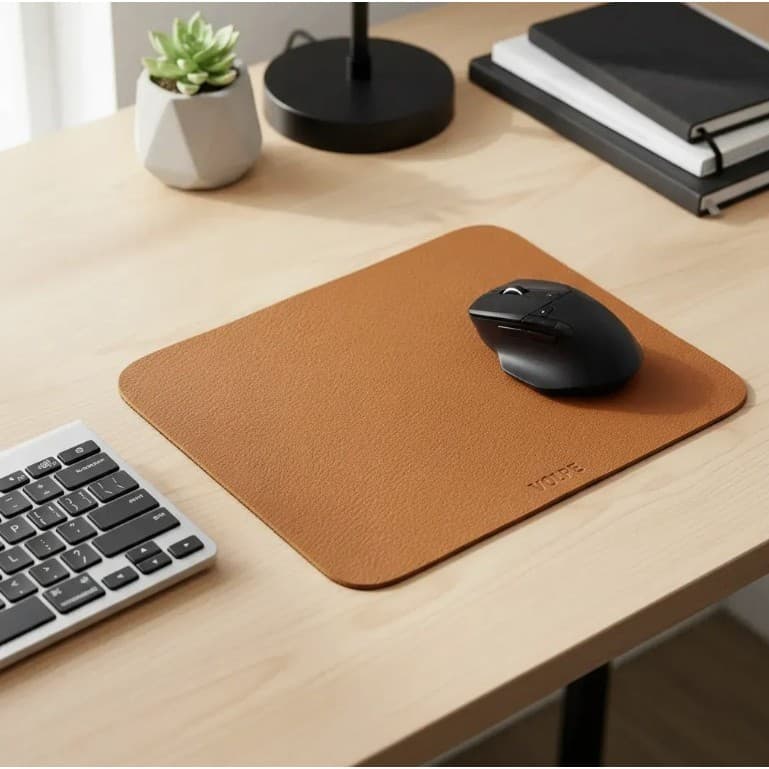 Mouse Pad Couro Legítimo Gamer Marca Volpe Presente Atacado Revenda Fornecedor Loja de Fabrica