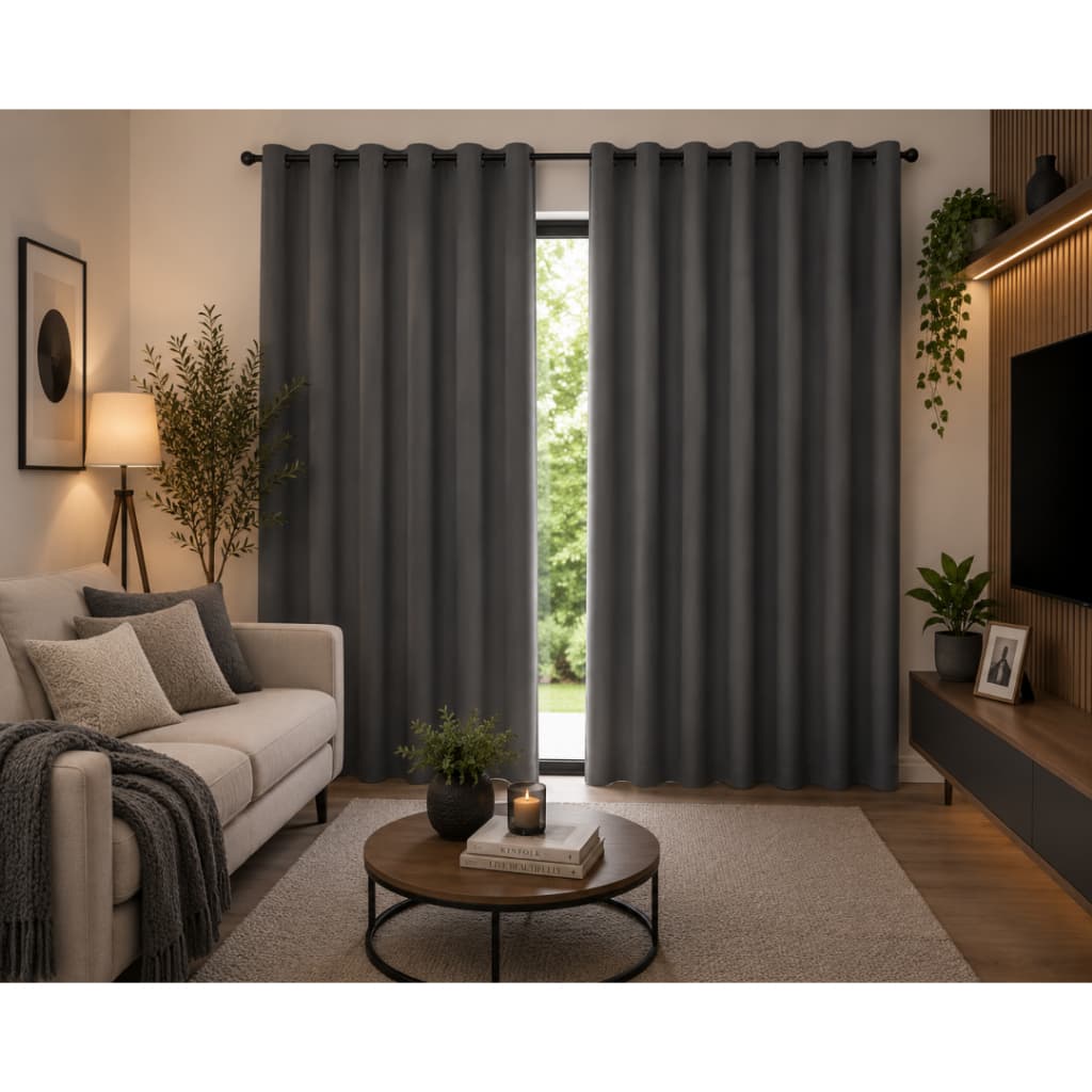 Cortina Grande Sala Quarto 3,00x2,50 Oxford Luxo – Moderna e Resistente Lindas Cores