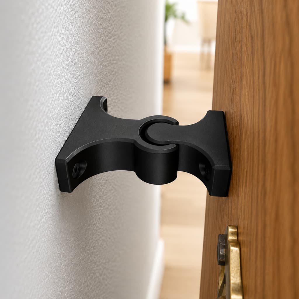 Trava Porta Fixador Adesivo Prendedor Porta Super Forte Dupla Face