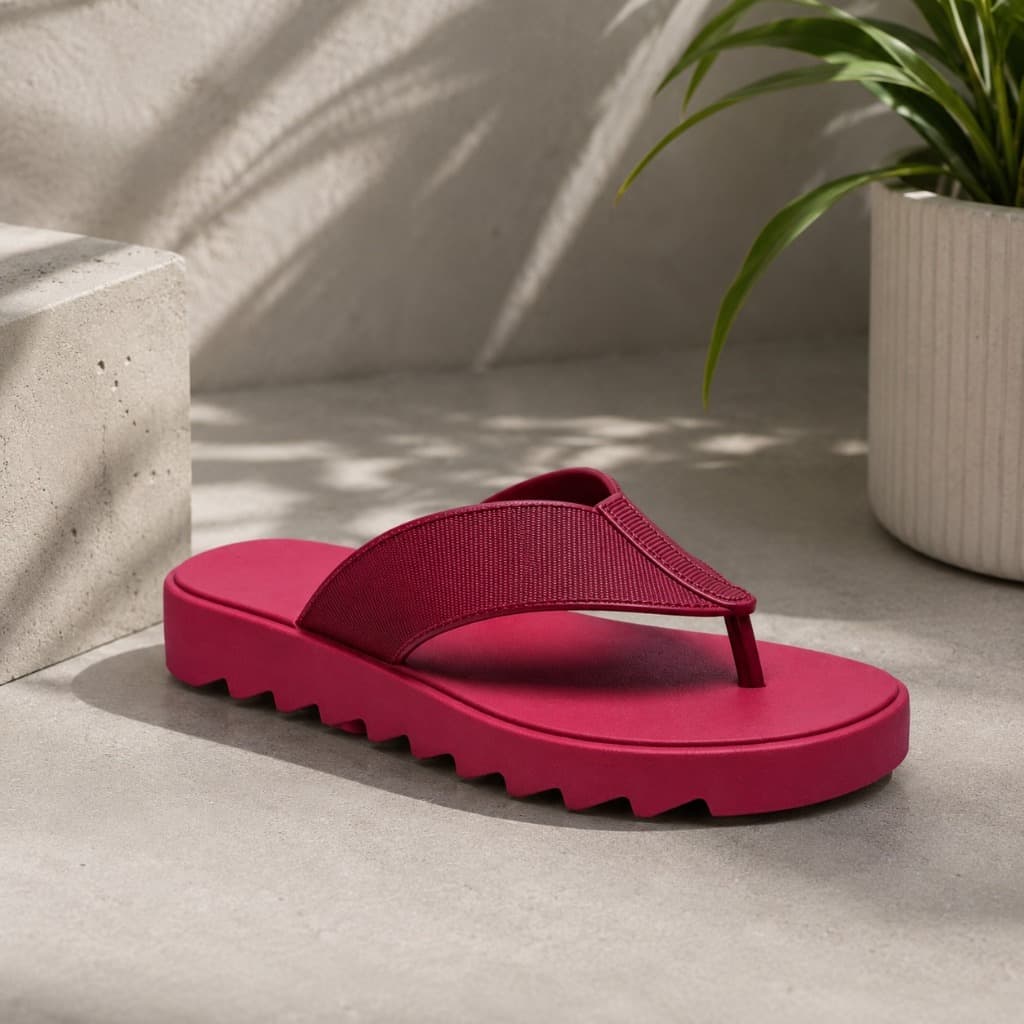 Plataforma Sandália Chinelo Feminino Tratorado Casual com Estilo e Conforto