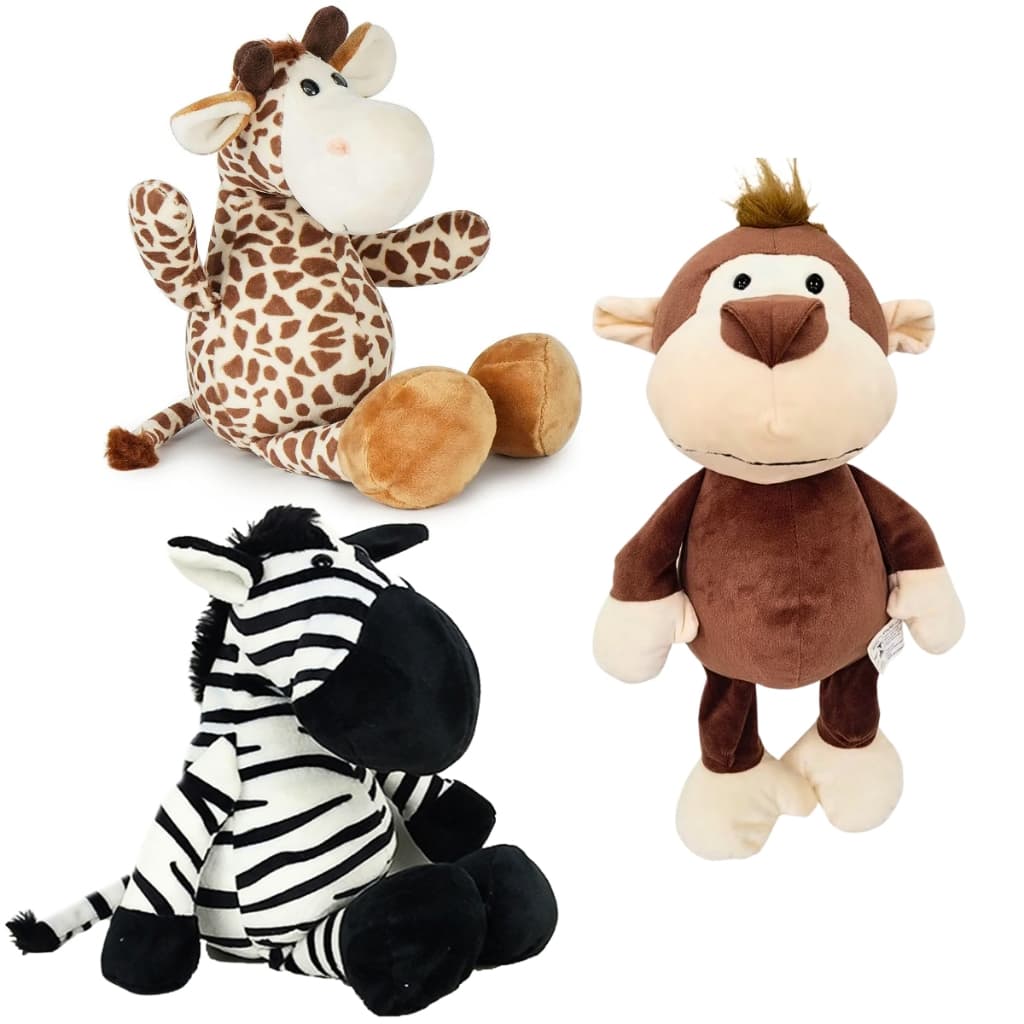Bichinhos Animais de Pelúcia Safari Brinquedo Infantil Decoração De Quarto festa Girafa Zebra Macaco