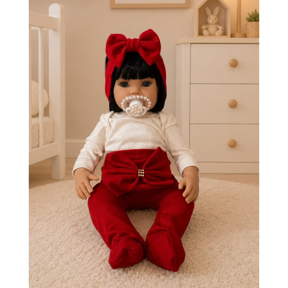Bebê Boneca Reborn Realista Em Silicone Pode Dar Banho Envio Imediato