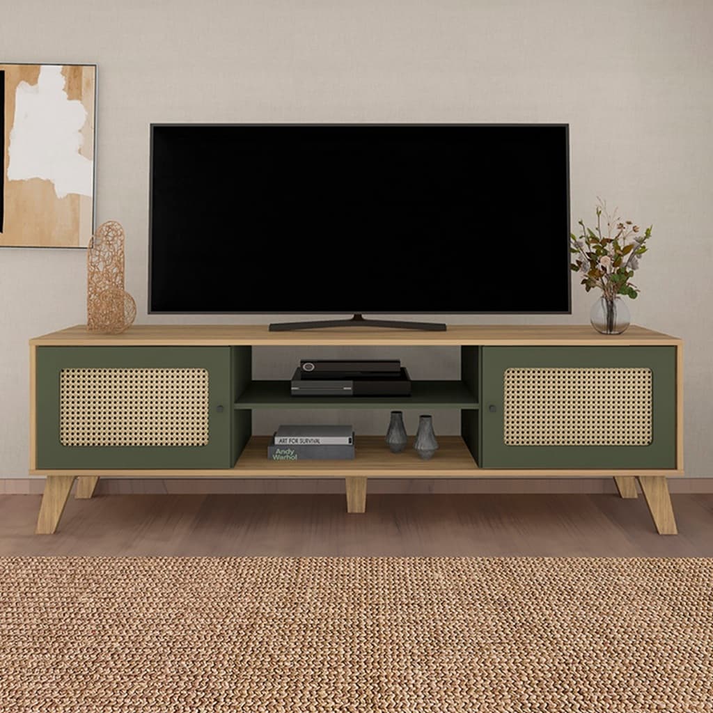 Rack Aparador Bancada Charlotte Para Tv 75 Com Portas