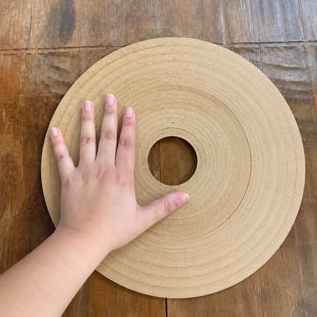 Kit 10 Bastidores MDF Cru 6mm Para Bordado Artesanato Decoração 8 a 30cm Corte Laser Profissional