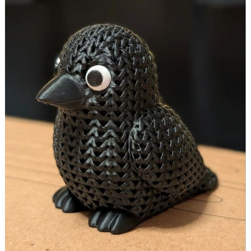 CORVO ESTILO TRICÔ 3D