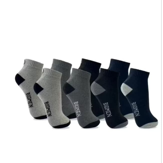 Meias masculinas Cano longo Macia Biomen Kit 6 Pares