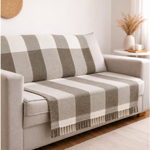 Manta Para Sofá Cama Tipo Capa Protetora Luxo 210x120 Gigante Decoração Moderna