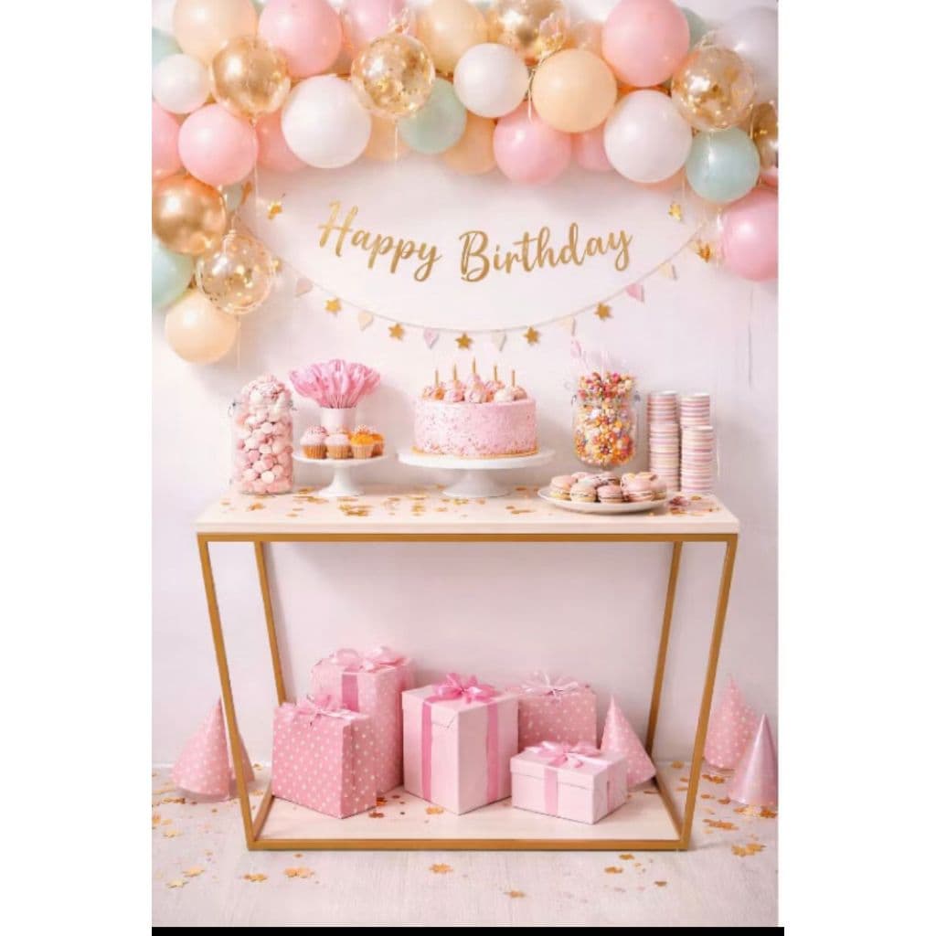 Mesa De Festa Desmontável Decorativa Para Eventos Buffet Aniversário