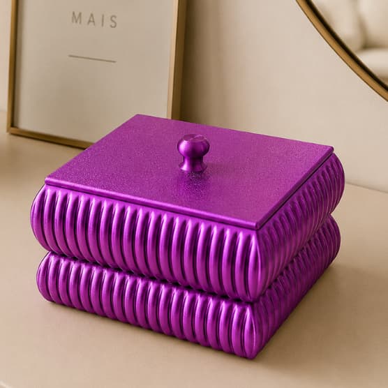 Conjunto de Porta Joias Organizador Luxo de Empilhar Com Divisória Exclusivo Moderno