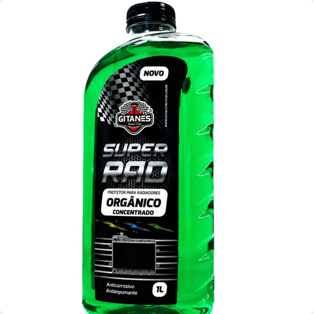 Aditivo Radiador Super Rad Orgânico Pronto Uso Verde Gitanes 1L