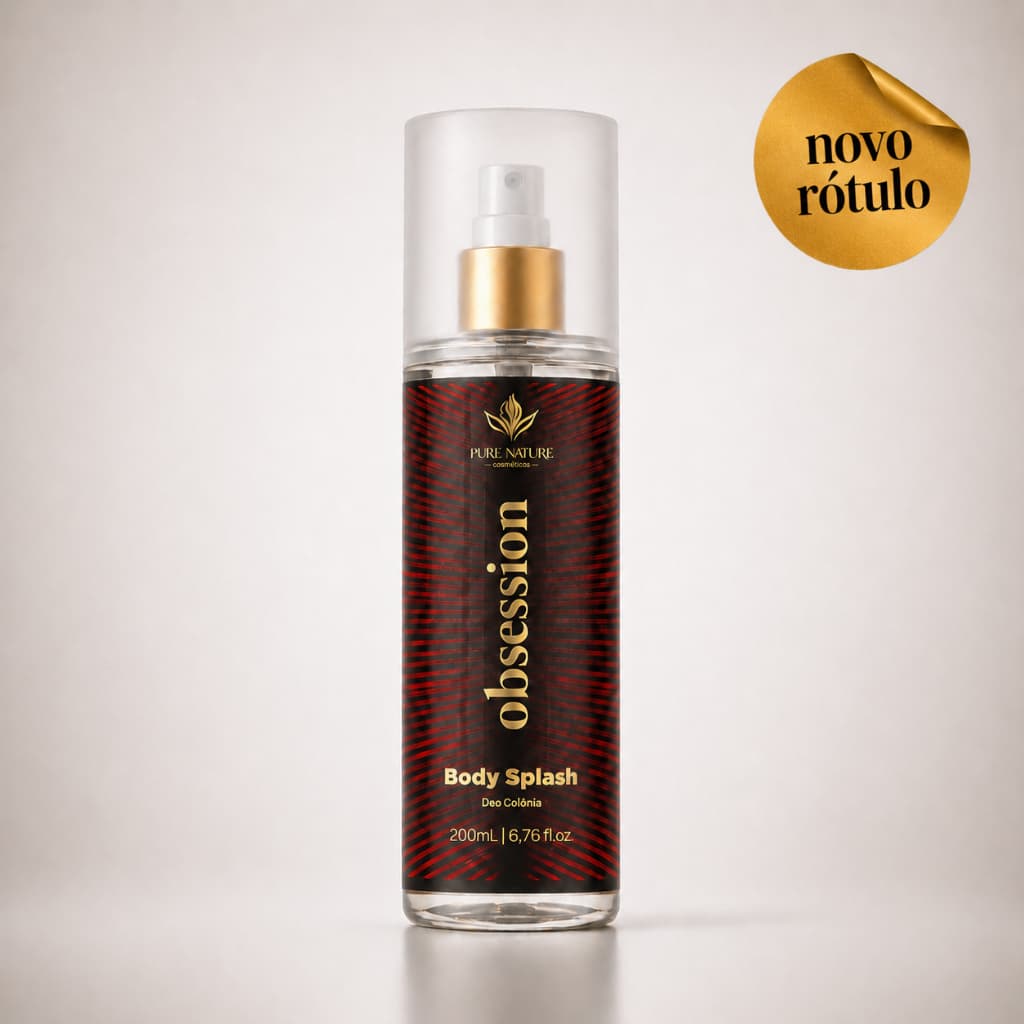 Body Splash Obsession Desodorante Colônia 200ml Inspiração Longa Duração Pure Nature