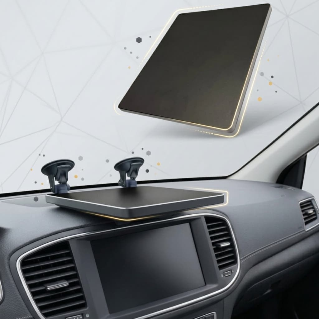 Suporte Antena Starlink Mini para Painel Parabrisa Sem Ruídos fixação 2 ventosas  Premium Anti Multa