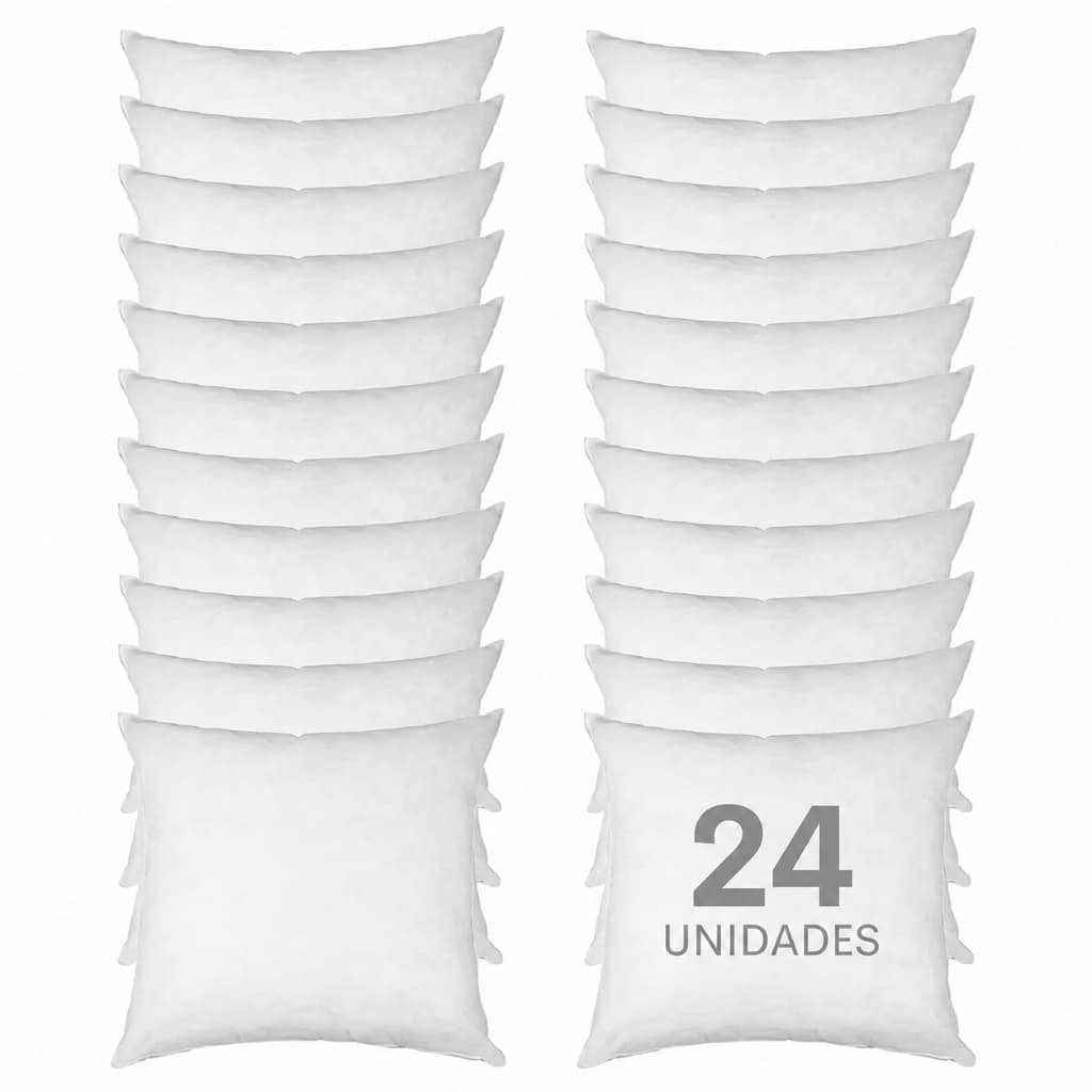 Kit até 24 Refil Almofadas de Espuma Extra Macio 45cm x 45cm