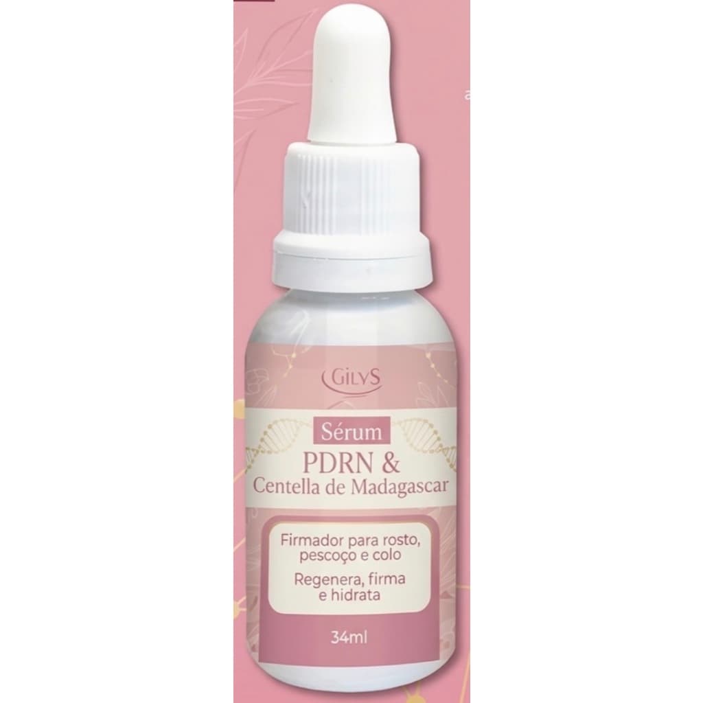 Sérum Facial PDRN & Centella de Madagascar 34ml Antidade Hidratante Firmador Lucys